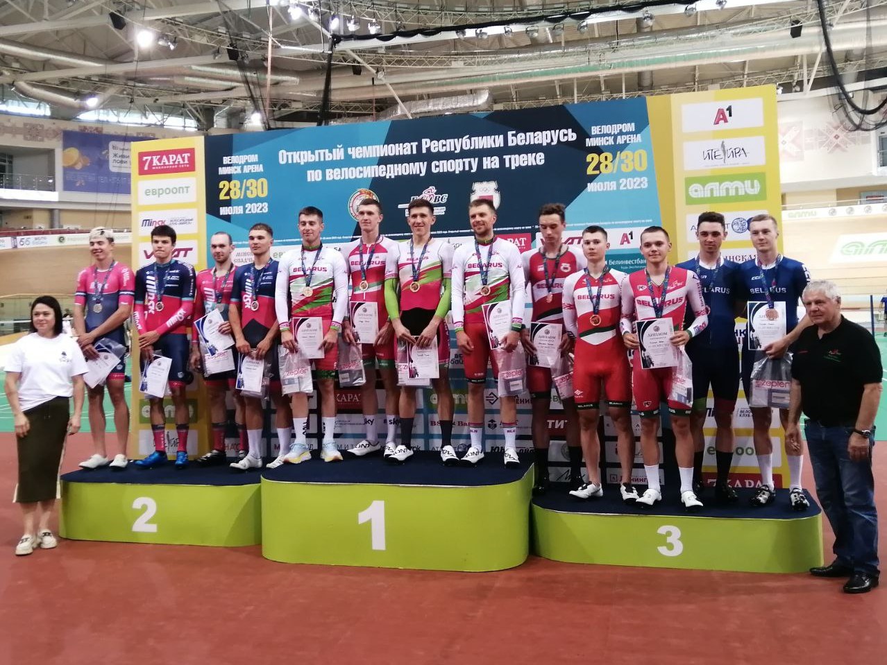 Eleven Victories at Belarus Track Cycling Championship